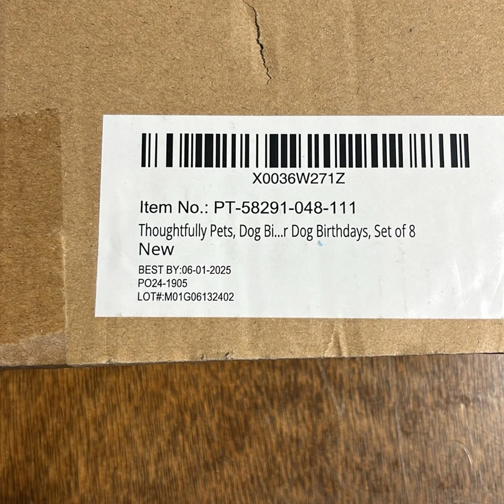 Birthday Dog Biscuits by Thoughtfully Pets - Pink and Blue - 8 Count - Picture 3 of 3
